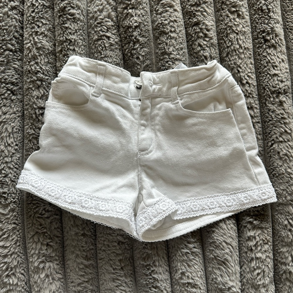Janie and Jack white shorts. Size 5